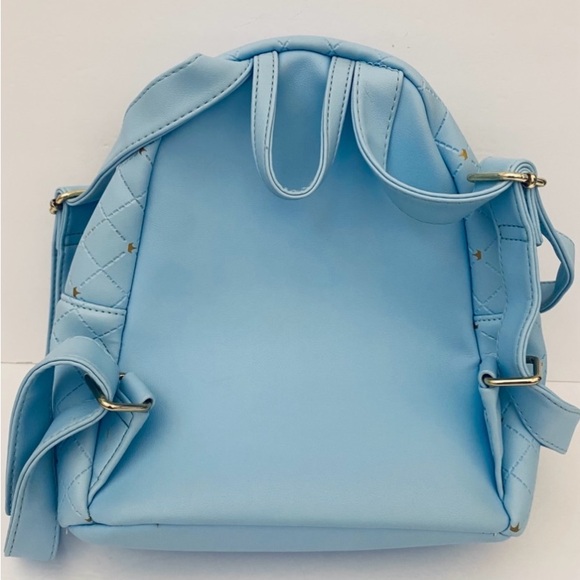 Loungefly Disney Cinderella Castle Quilted Blue Mini Backpack main image 8